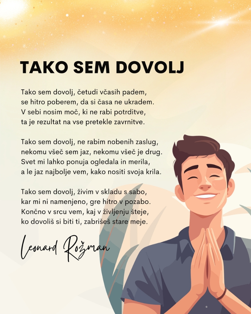 Leonard Rožman - Tako sem dovolj